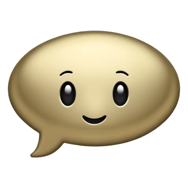  chat burbulas juodai baltas su mettalic efektu sticker