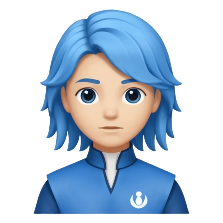 crea un avatar come personaggio AZUL sticker