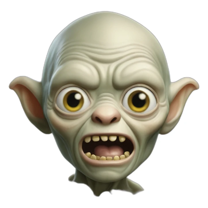 Gollum from lord of the rings sticker