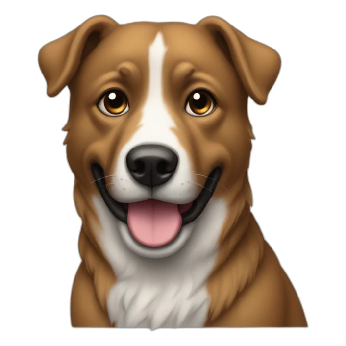 Un chien noir qui fais du toboggan sticker