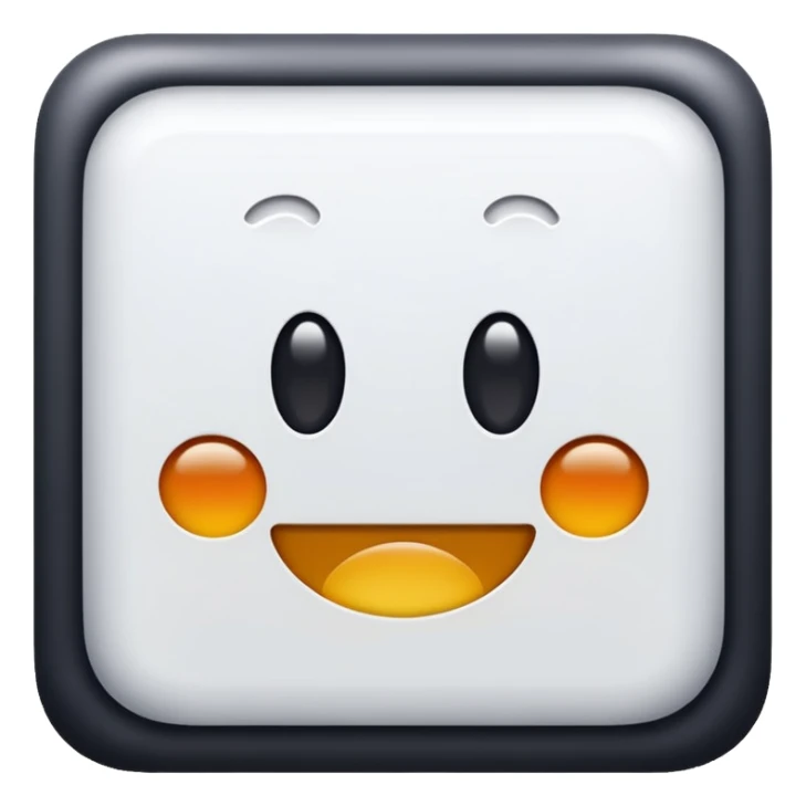 “I’d like to create an emoji similar to this one: a square blue background with the text ‘KR’ in white. Please keep the ‘KR’ lettering exactly the same and only apply it to a blue square emoji style.” sticker