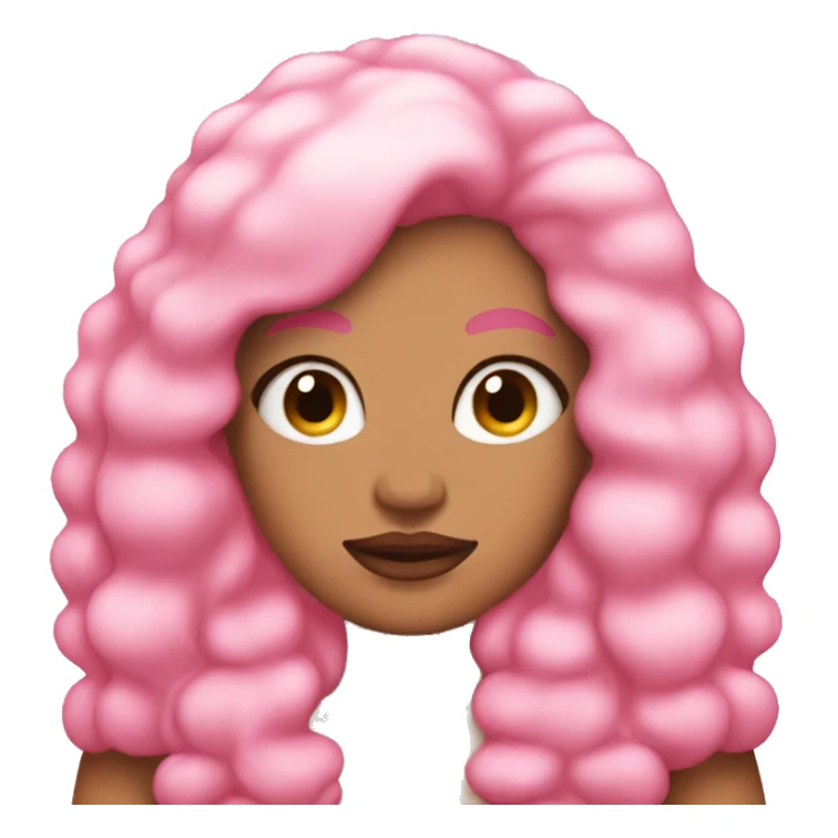 Pink light skin chubby mermaid sticker