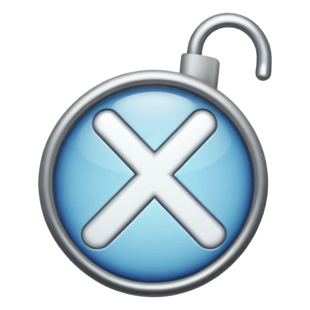 A tick sign with the background as blue sticker