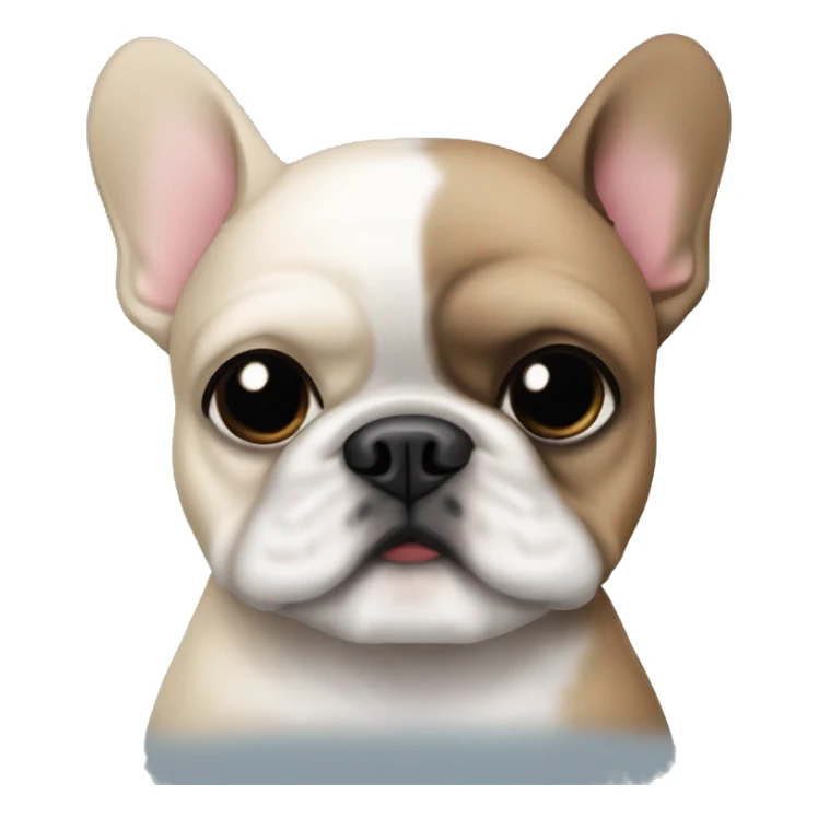french bulldog and shih tzu hugging  sticker