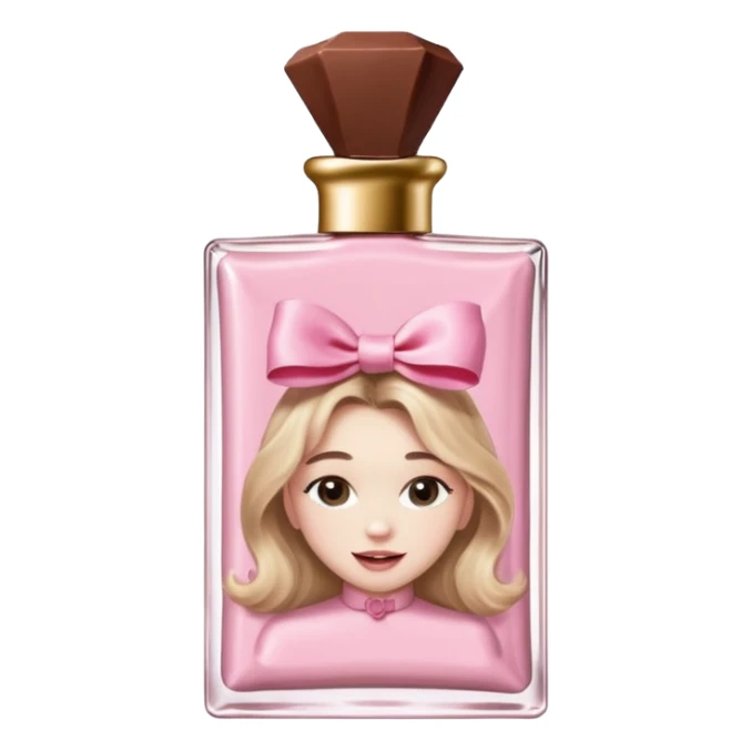 Sabrina carpenter sweet tooth perfume (shaped liked a light pink chocolate bar)  sticker