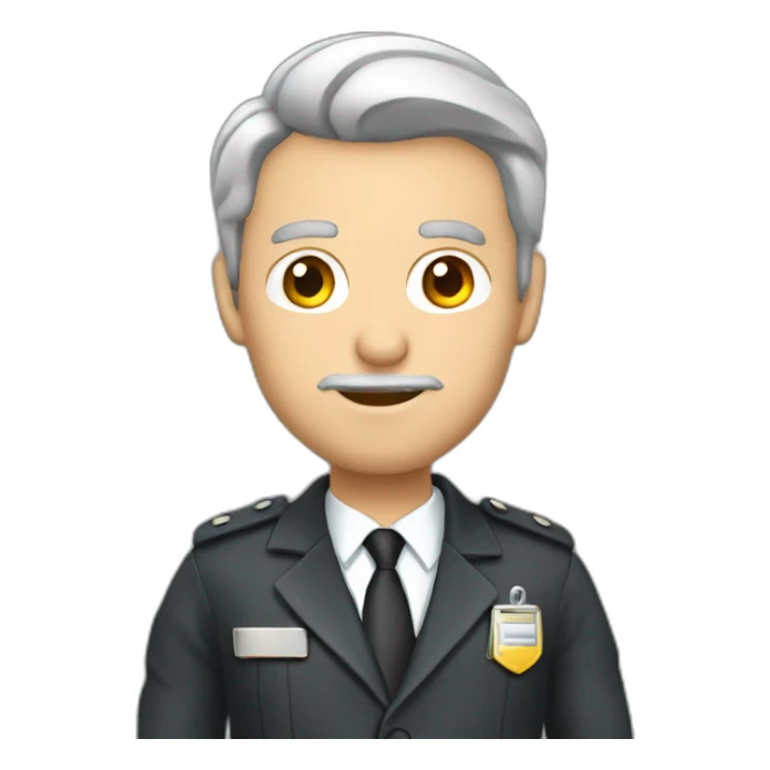 hombre agente profesional de seguros sticker