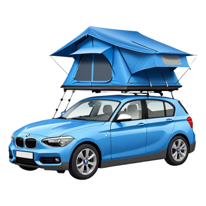 bmw 1 series add roof tent  sticker