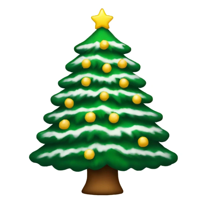 christmas tree sticker