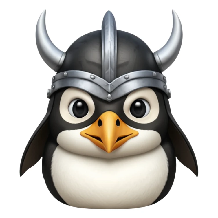 viking penguin sticker