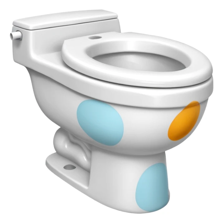 Mam used toilett bowl sticker