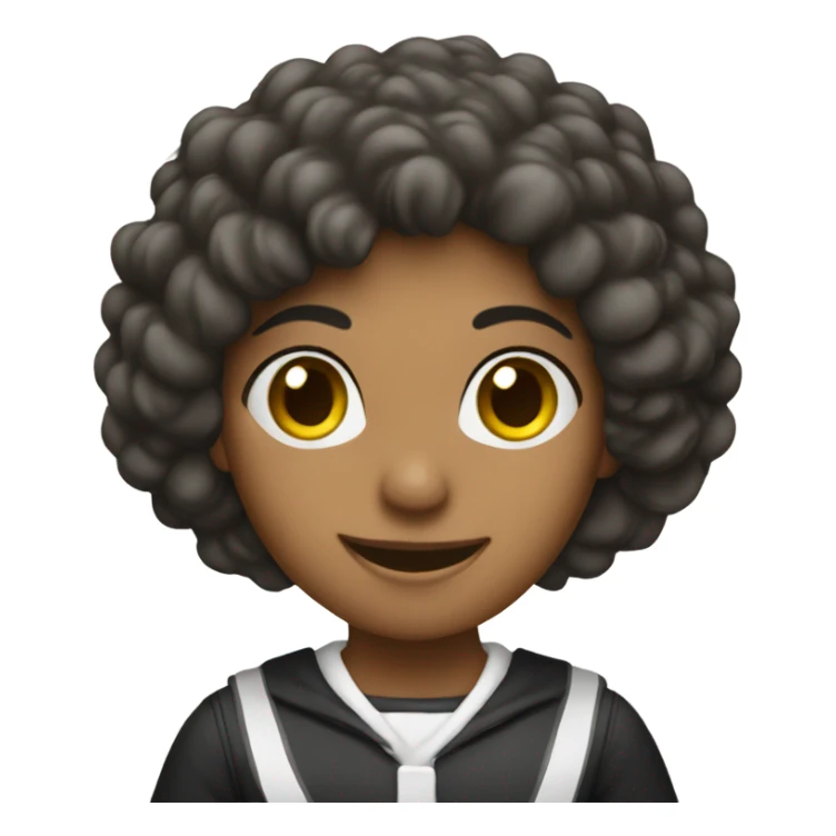 Girl in band spinning white flag  sticker