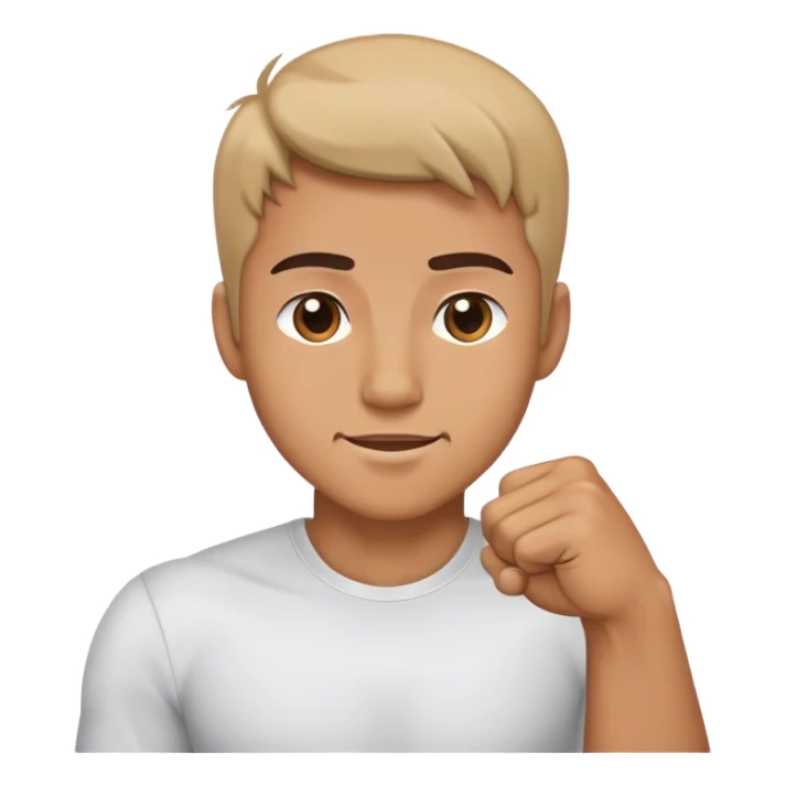 Man showing appreciation and support with fist outward  sticker