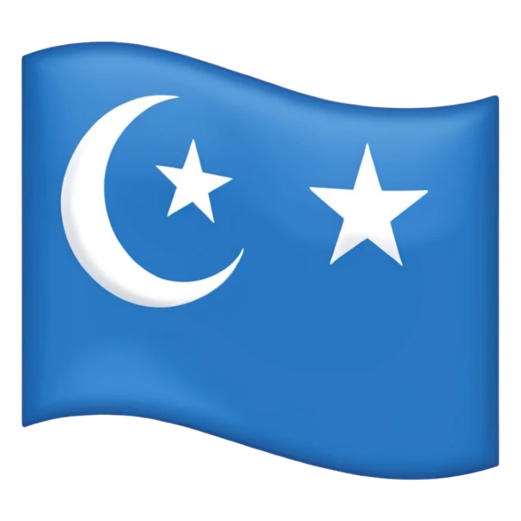 The flag of Awdal state in somalia sticker