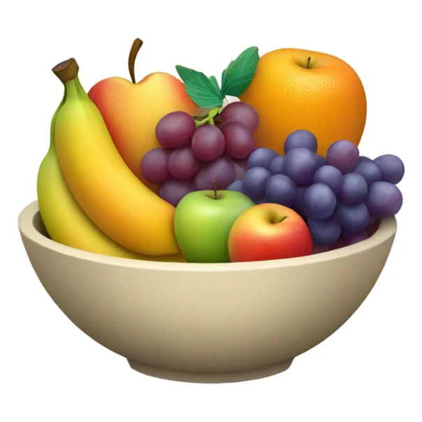 Bowl of fruits  sticker
