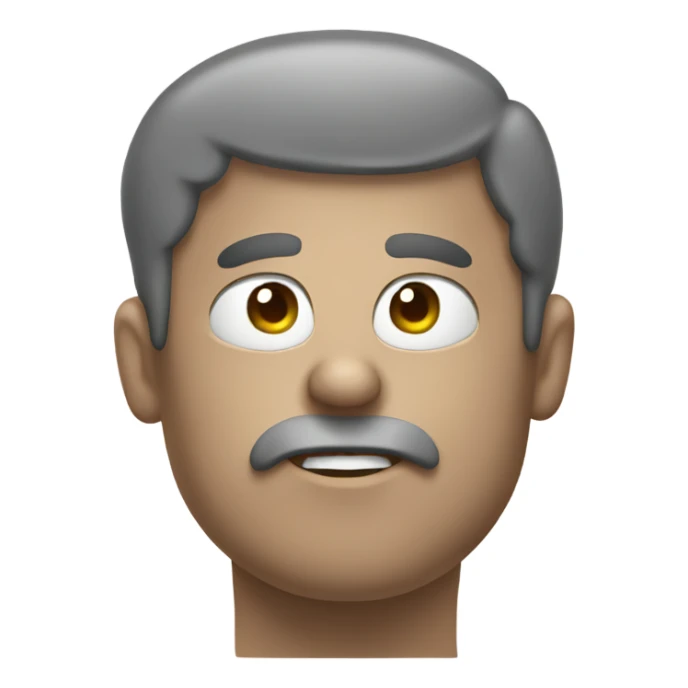 Very large man in a toilet  sticker