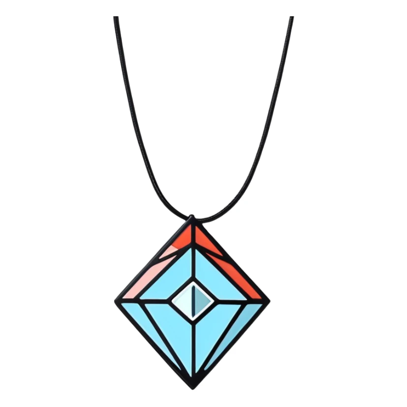 Pokemon diamond pendant sticker