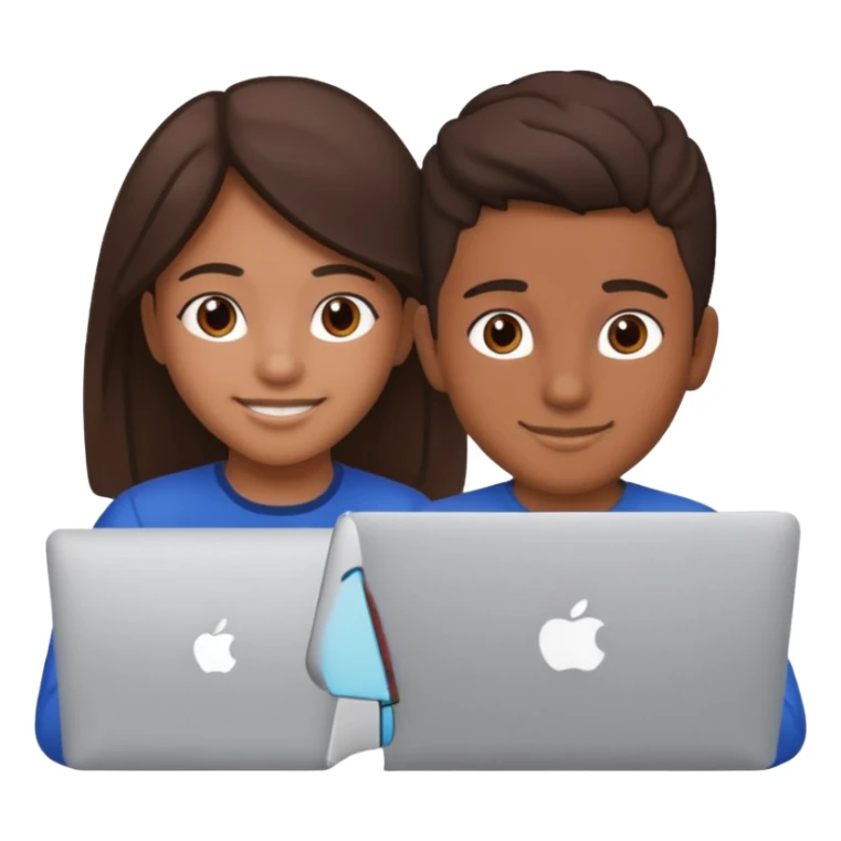 Mexican teen behind macbook sticker