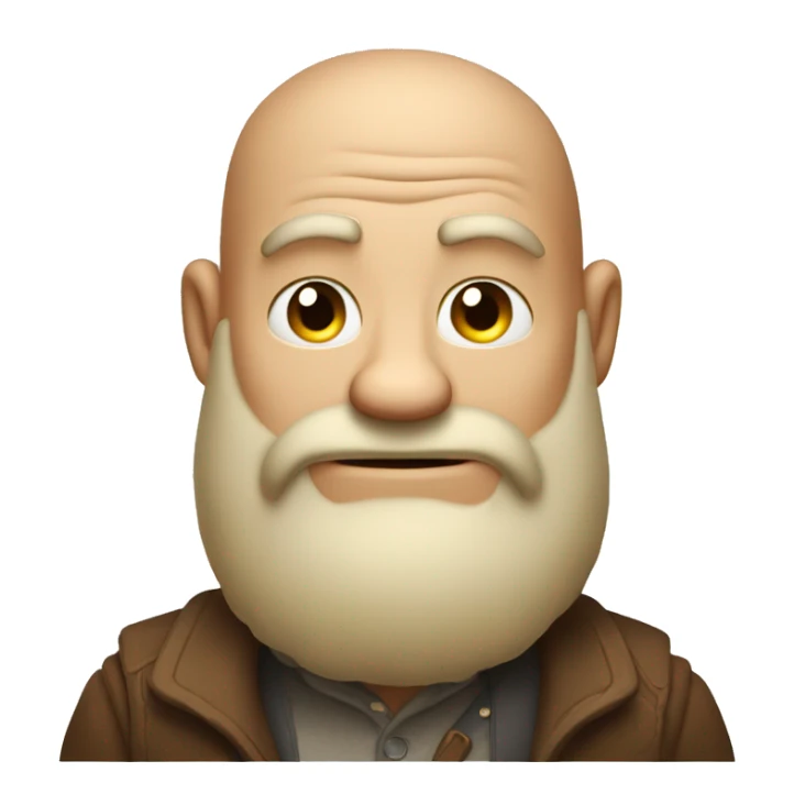 a light-hearted brute who is touched with warm words sticker