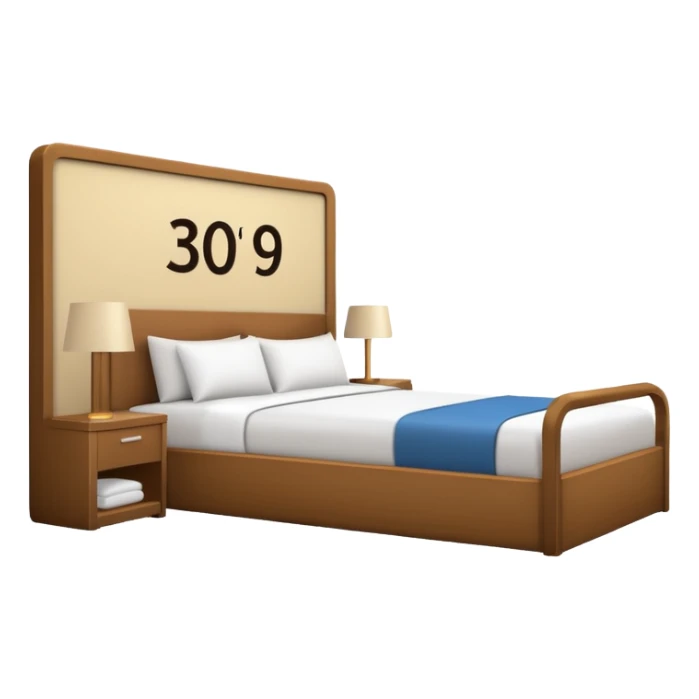 hotel room number 三百九 in japanes sticker