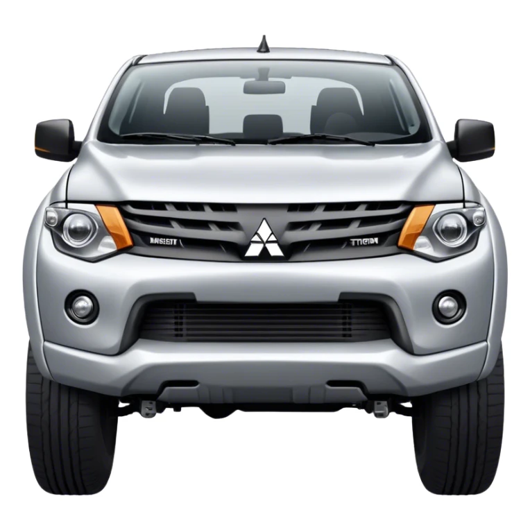 Mitsubishi Triton - Mitsubishi (Model Year: 2023) (Iconic colour: Silver) sticker