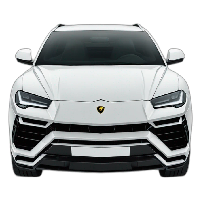 Lamborghini urus with khamzat chimaev up Of the car sticker