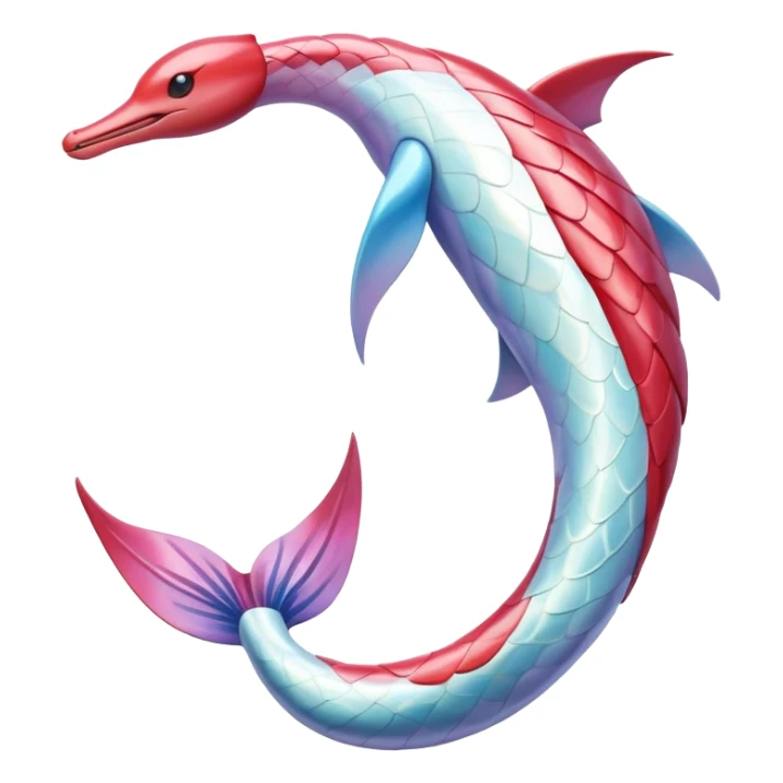 Milotic-Latias-Fakémon-hybrid-creature (full body)  sticker