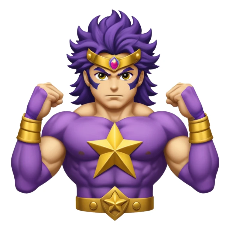 J’aimerais que tu me crées un emoji sur star Platinum dans jojo bizarre Adventure sticker