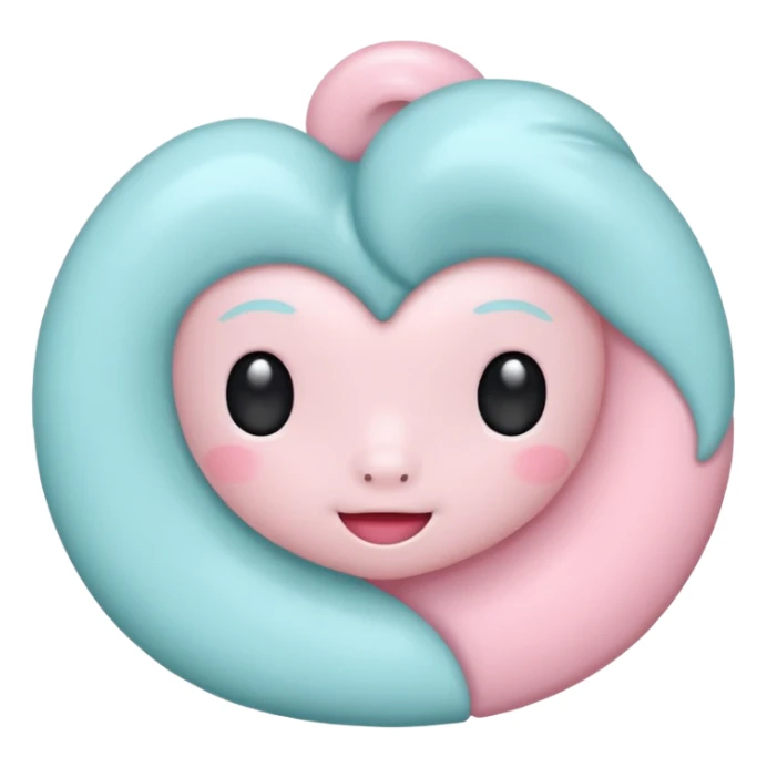 Create a cute, small 3D sticker in a realistic digital illustration style, with soft textures and pastel colors. Object
 sticker