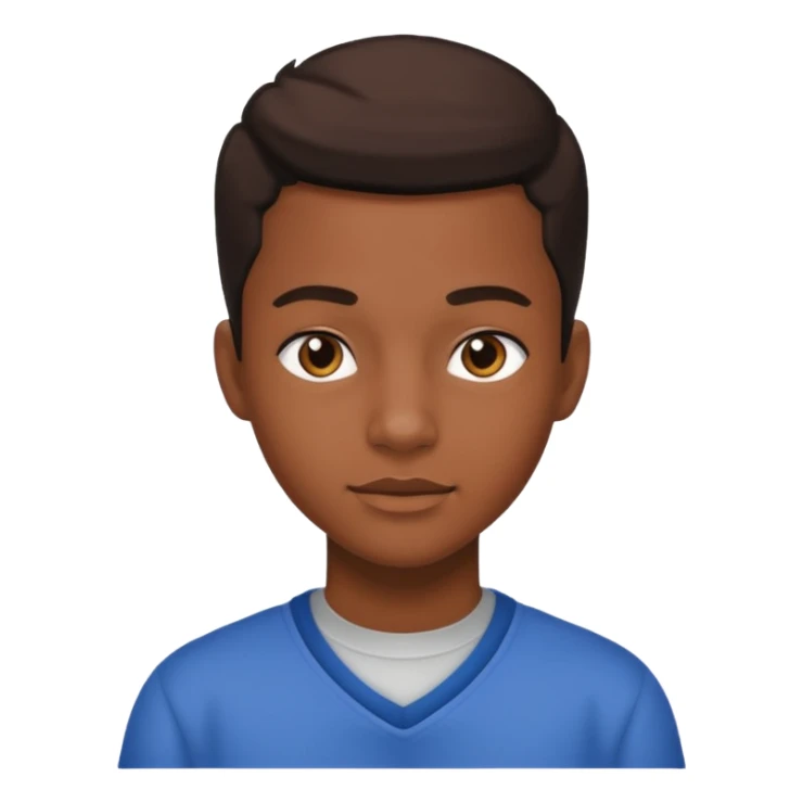 American black highschool student sticker