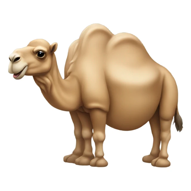 Camel hoof sticker