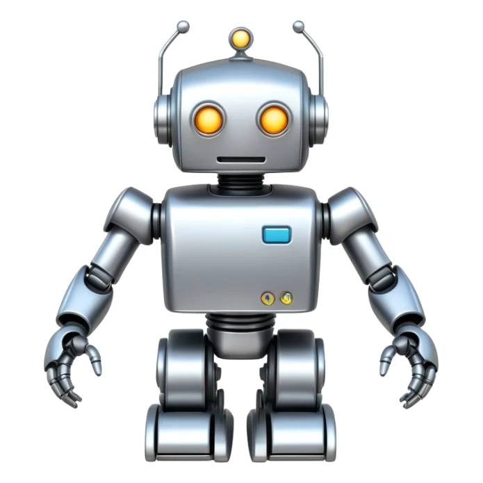 classic robot sticker