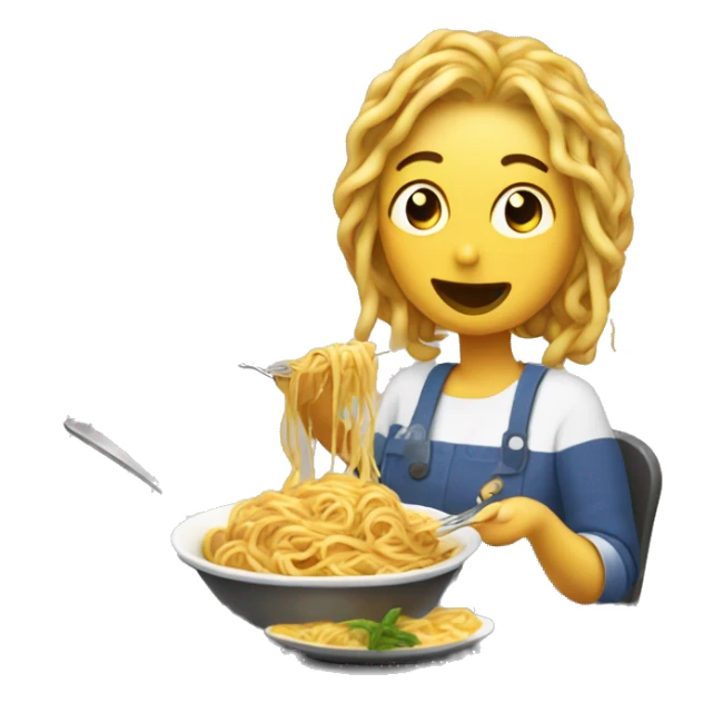 Emienem eating mom’s spagheti sticker