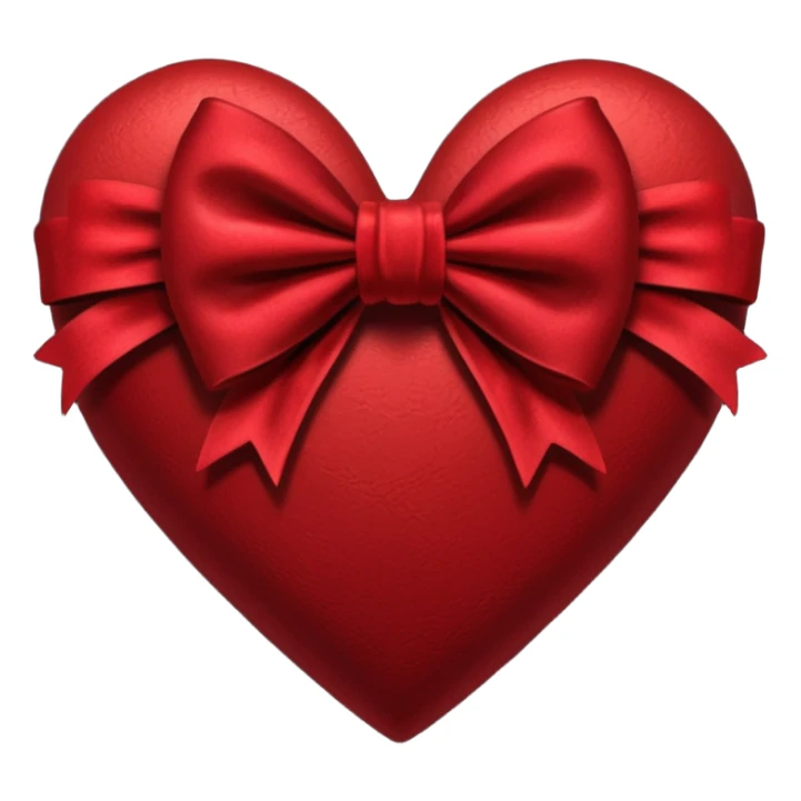 heart with a velvet bow, goth sticker