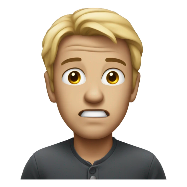 look of sheer horror sticker