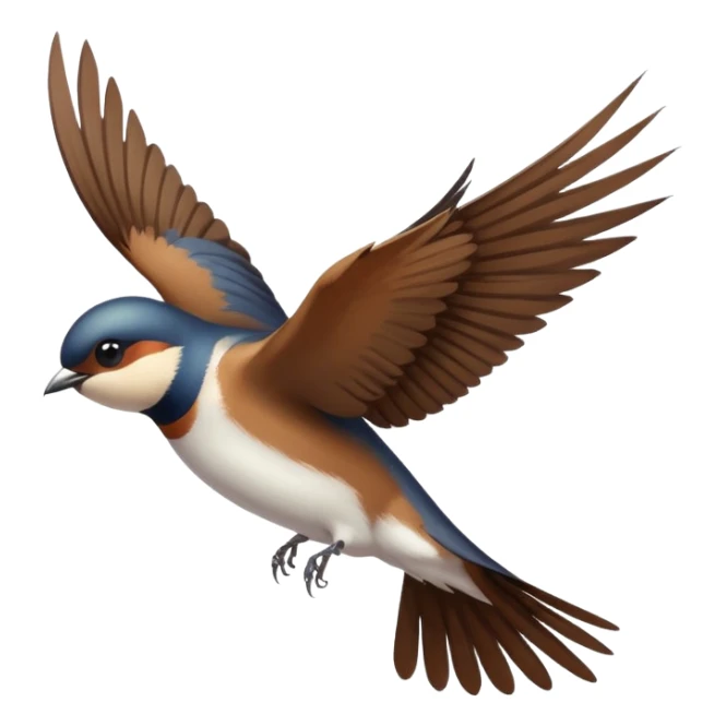 Una rondine che vola sticker