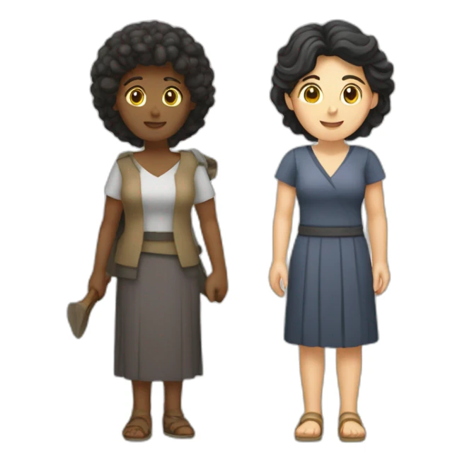 two female teachers with Odysseus sticker