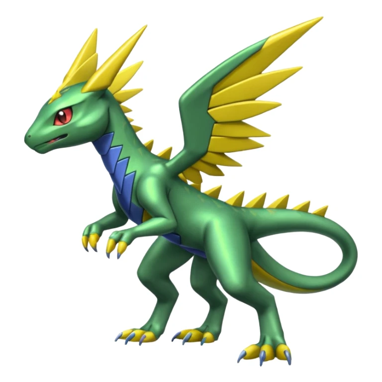 Vikavolt-Peppercat-Sceptile-Genesect-Miraidon-fusion, full body sticker