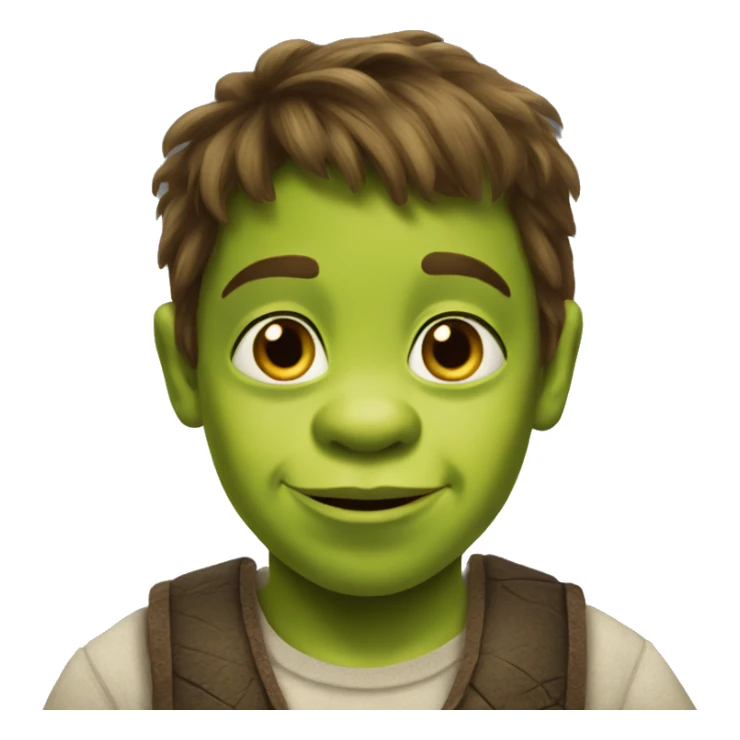 Shrek kid sticker