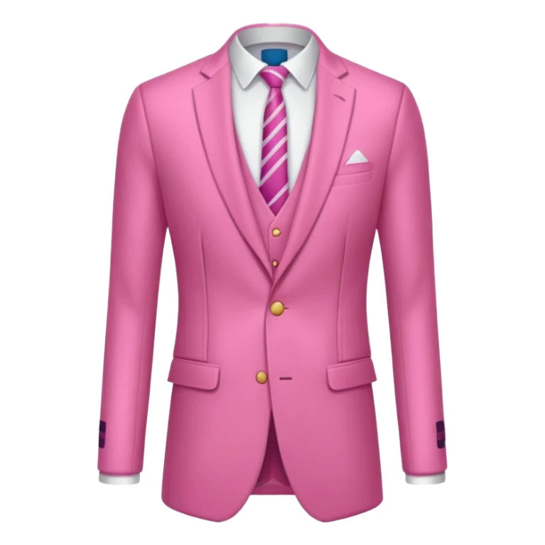 Rugby Fashion sort suit pink without man sticker