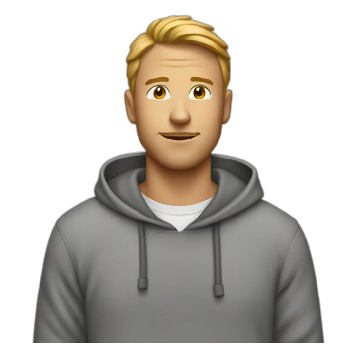 Men-in-sweat-shirt sticker