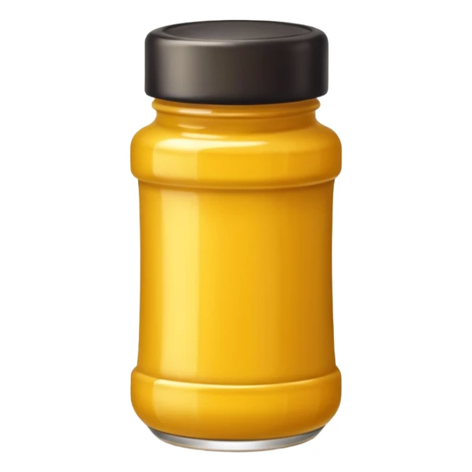 a tube of mustard  sticker
