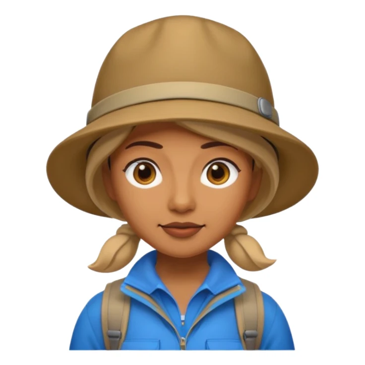 memoji face iphone: celebrity women hiking sticker