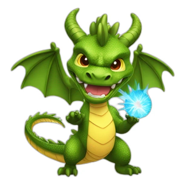 Dragon qui tire un kamehameha  sticker