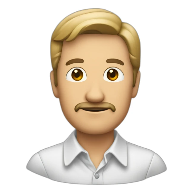 señor dándose con la palma de la mano en la frente sticker