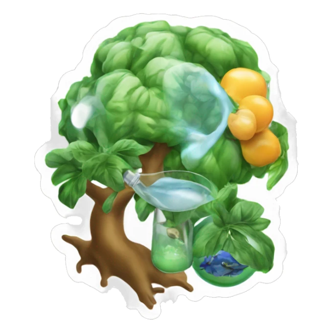 create a sticker related to biology sticker