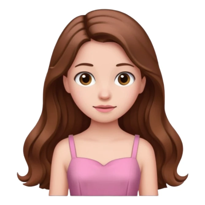 pink girly framed photo of a girl sticker