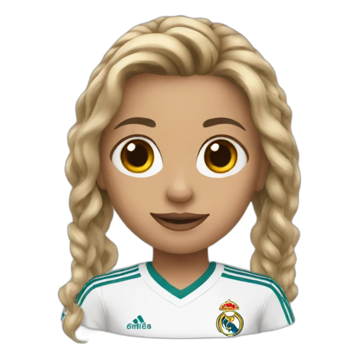 real madrid girl sticker