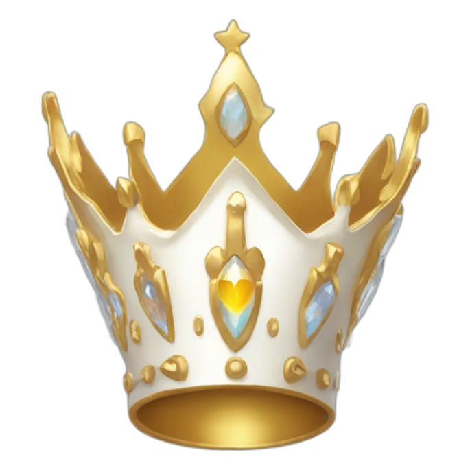 pure godly white crown of light sticker