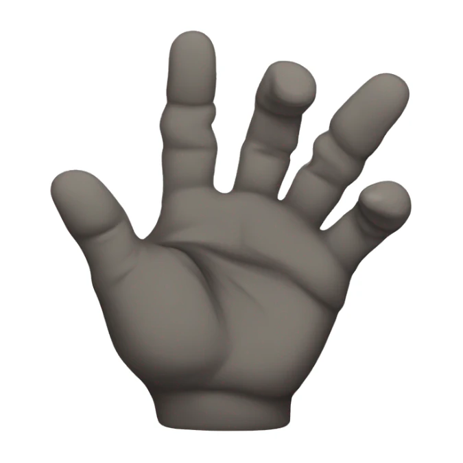 rock gesture sticker