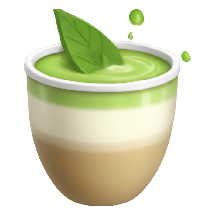 Matcha latte  sticker